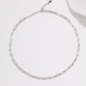 silver necklace
